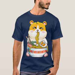 Niedliche Kawaii ramen hamster japanese anima - T-Shirt