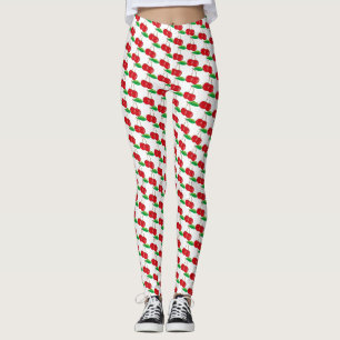 Niedliche Kawaii Rote Kirschen Sommerfrüchte Kinde Leggings