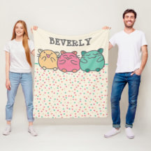 Niedliche Kawaii Style Cartoon Hamsters Personalis