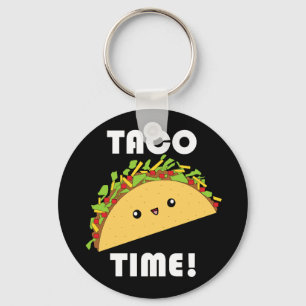 Niedliche kawaii Taco Zeit! Schlüsselanhänger
