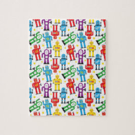 Niedliche Kids Alien Roboter Design Puzzle