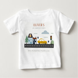 Niedliche Kids - Stadtautos für alle Altersgruppen Baby T-shirt