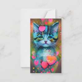 Niedliche Kids valentine Mitteilungskarte