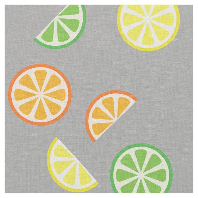 Niedliche Kinder Citrus Frucht Baby Kinderzimmer L Stoff (Nahaufnahme)
