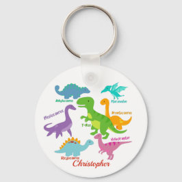 Niedliche Kinder Dinosauriernamen Schlüsselanhänger