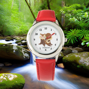 niedliche Kinder Eichhörnchenliebhaber geben Namen Armbanduhr