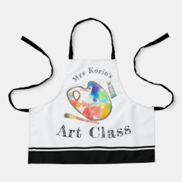 Niedliche Kinder Kunstklasse Schürze