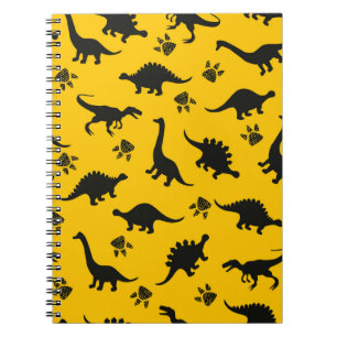 Niedliche Kinderdinosaurier-Muster Farbige Dinosau Notizblock