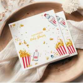 Niedliche Kinderdusche bereit für Pop Serviette