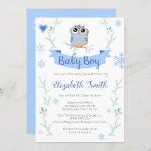 Niedliche Kinderjunge Winterbabydusche