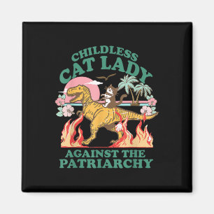 Niedliche kinderlose Katzenmatte Shirts rückwärts Magnet