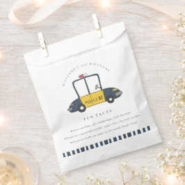 Niedliche Kinderpolizei Auto jeden Alters Geburtst Geschenktütchen