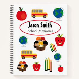 Niedliche Kinderschule Notizbuch