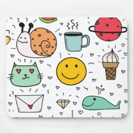 Niedliche Kinderspielzeug Doodle Mousepad