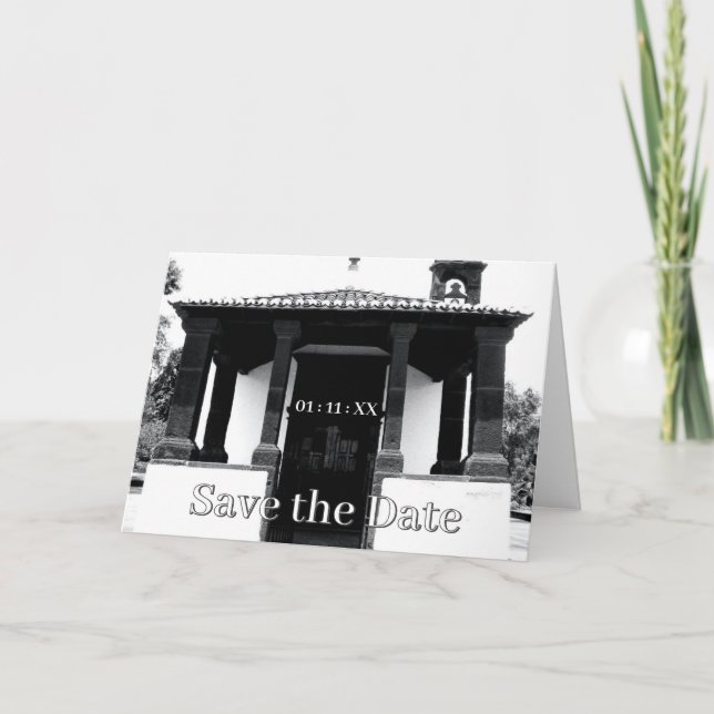 Niedliche Kirche in Portugal Einladung (Vorderseite)