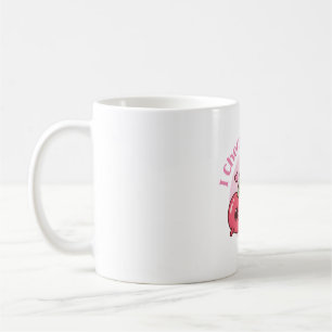 Niedliche Kirschen, die ich dir Valentinstag Puff Kaffeetasse