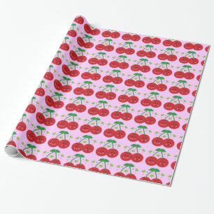 Niedliche Kirschen Geschenkpapier