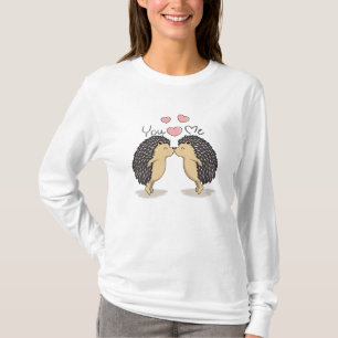 Niedliche Kissing-Igel T-Shirt