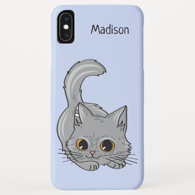 Niedliche Kitten individuelle Name- und Farbtelefo Case-Mate iPhone Hülle (Rückseite)