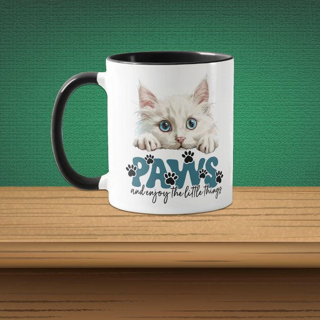 Niedliche Kitten Paws und Genießen Tasse (Von Creator hochgeladen)