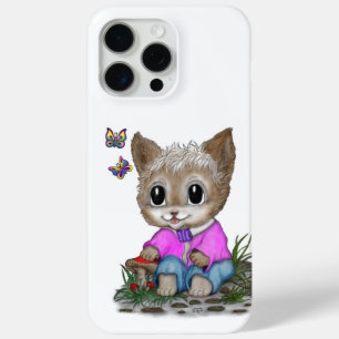 Niedliche Kitty Cat und Butterfly Case-Mate iPhone Hülle