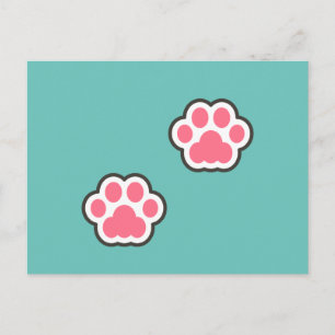 Niedliche Kitty Illustration Postkarte