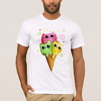Niedliche Kitty-Katzen-Eiscreme