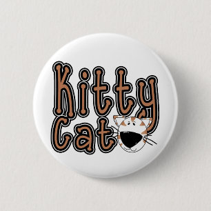 Niedliche Kitty-Katzen-T-Shirts und Geschenke Button