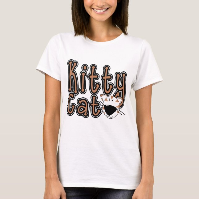 Niedliche Kitty-Katzen-T-Shirts und Geschenke T-Shirt (Vorderseite)