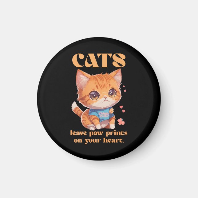niedliche Kitty-Liebe Magnet (Vorne)