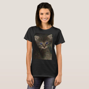 NIEDLICHE KITTY-Mädchenspitze T-Shirt