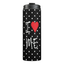 Niedliche klassische Schwarz-weiße Polka Dot Red H