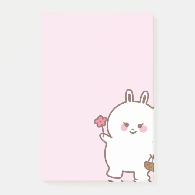 Niedliche Klebenotiz Post-it Klebezettel (Vorderseite)