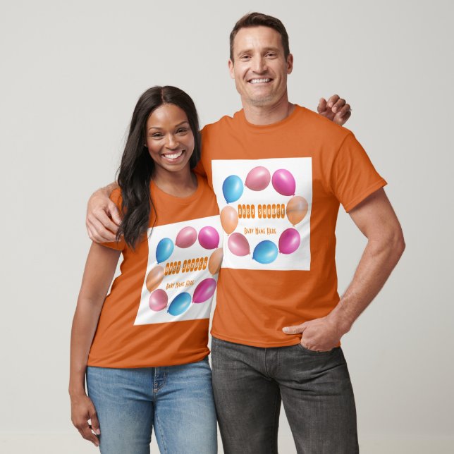 Niedliche Kleine Babydusche Freude für Text und Bi T-Shirt (Unisex)