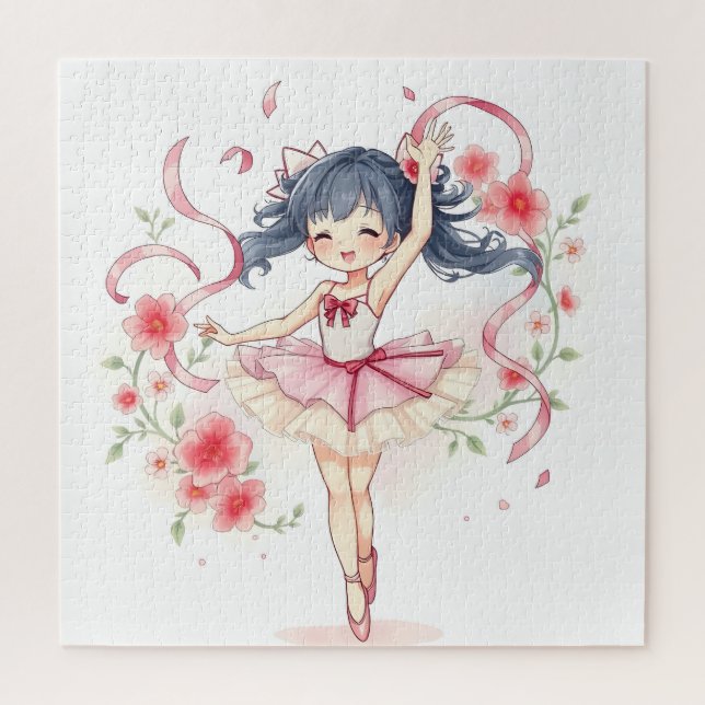 Niedliche kleine Ballerina Puzzle (Vertikal)