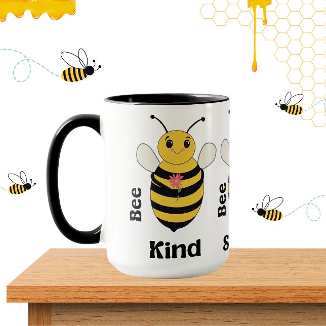 Niedliche kleine Bienen - seien Sie freundlich | S Tasse (Von Creator hochgeladen)