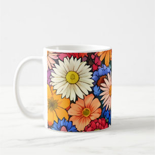 Niedliche kleine Blume Kaffeetasse