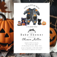 Niedliche kleine Boo Babydusche Einladung