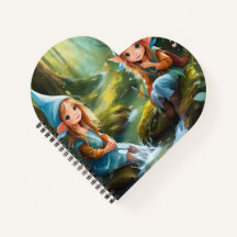 Niedliche kleine Elfe im Fluss