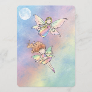Niedliche kleine Fairy Geburtstagsparty Einladung 