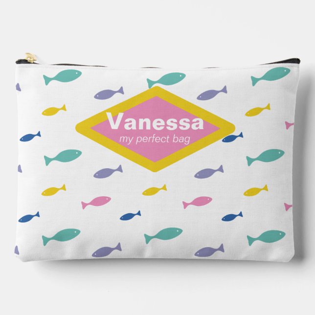 Niedliche kleine Fische. Zubehörtasche (Vorderseite)