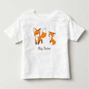 Niedliche kleine Füchse - Big Sister Kleinkind T-shirt