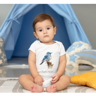Niedliche Kleine Gebirgswasserfarbe, kundenspezifi Baby Strampler