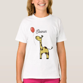 niedliche kleine Giraffe mit Ballons Shirt