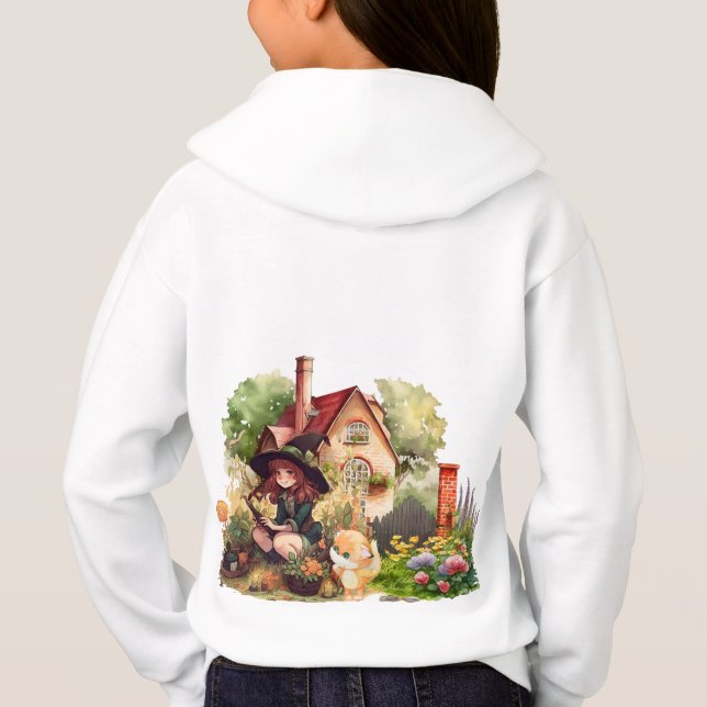 Niedliche kleine Hexe | Hoodie (Rückseite)