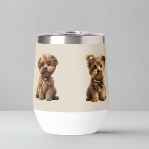 Niedliche kleine Hunde Liebhaber des Hundes