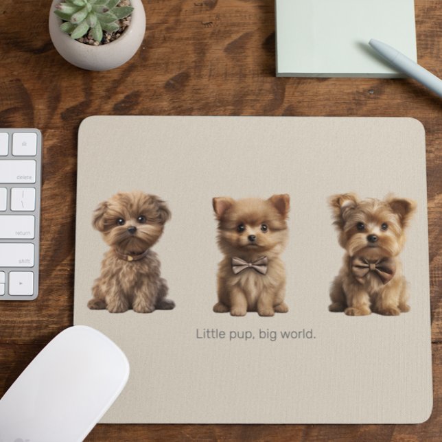 "Niedliche kleine Hunde 🐶 Mousepad (Von Creator hochgeladen)