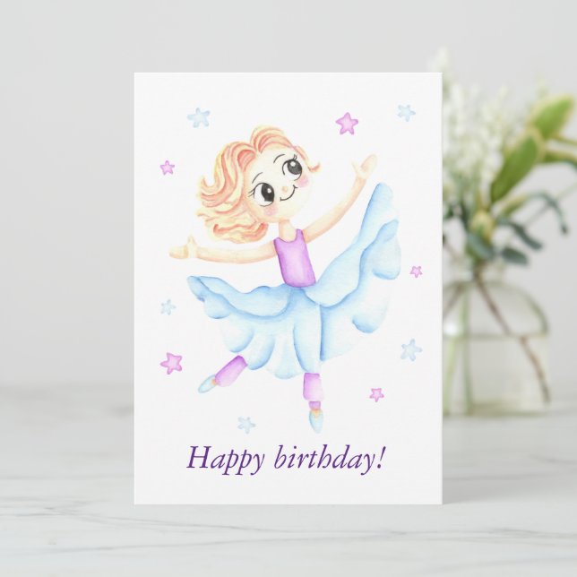 Niedliche kleine Ingwer Ballerina (Stehend Vorderseite)