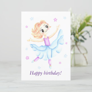 Niedliche kleine Ingwer Ballerina