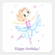 Niedliche kleine Ingwer Ballerina